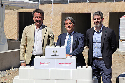 À Guérande, Pose de 1ère pierre d'un programme innovant