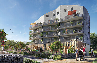 VERT EDEN À SAINT-HERBLAIN, UNE OPÉRATION EN ACCESSION À LA PROPRIÉTÉ EN ZONE ANRU