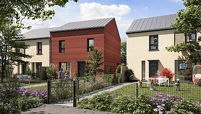 TERRE DE SIENNE À BRÉCÉ (35) : une première opération "Maison+Jardin en accession à prix maîtrisé"